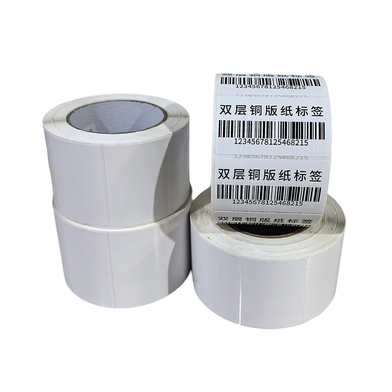 How does the high-strength fiber mesh in the double-layer mesh backing significantly improve the dimensional stability and tensile strength of label backing?